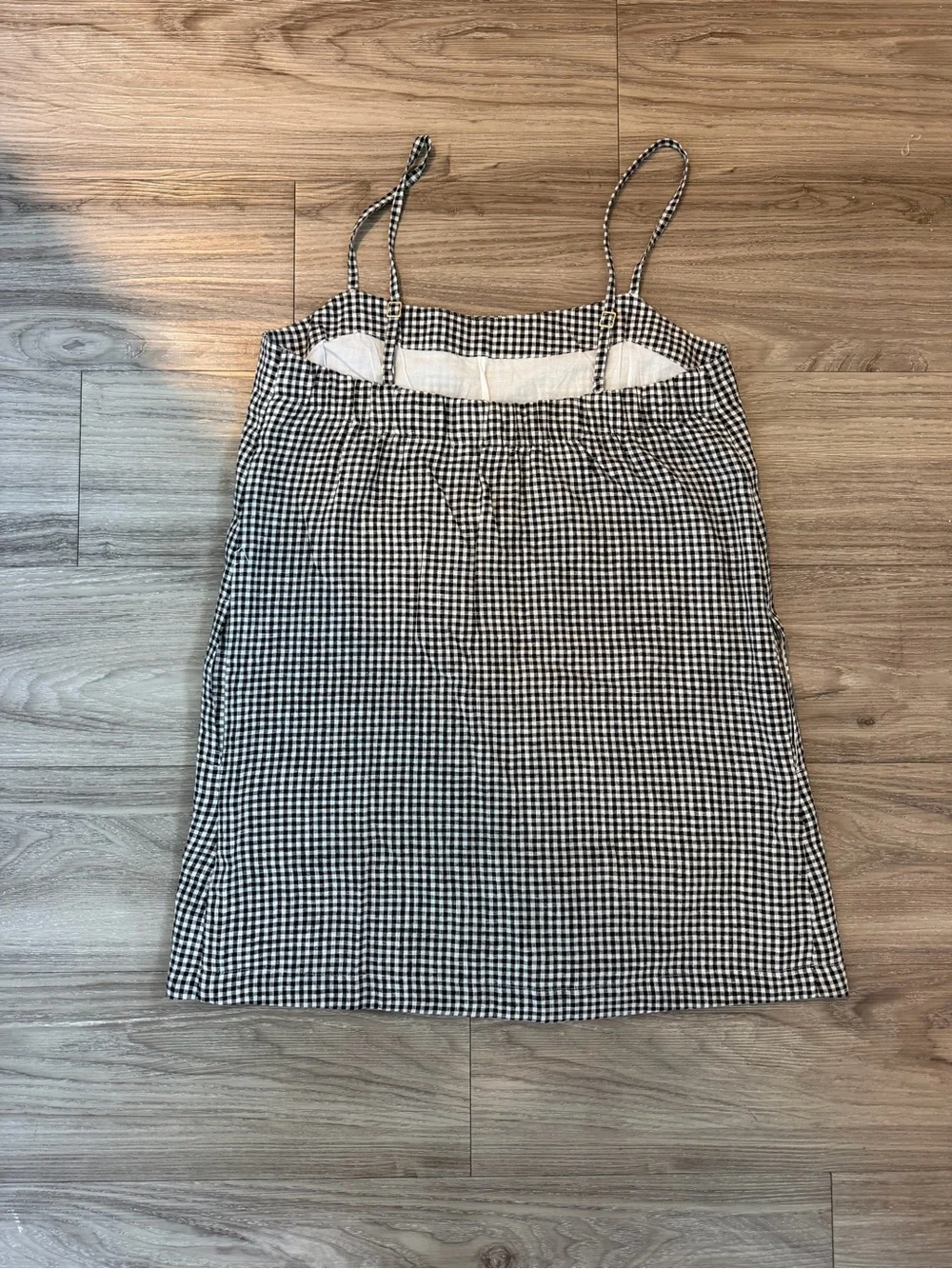 Abercrombie & Fitch Black and White Gingham Romper - Picture 2 of 2